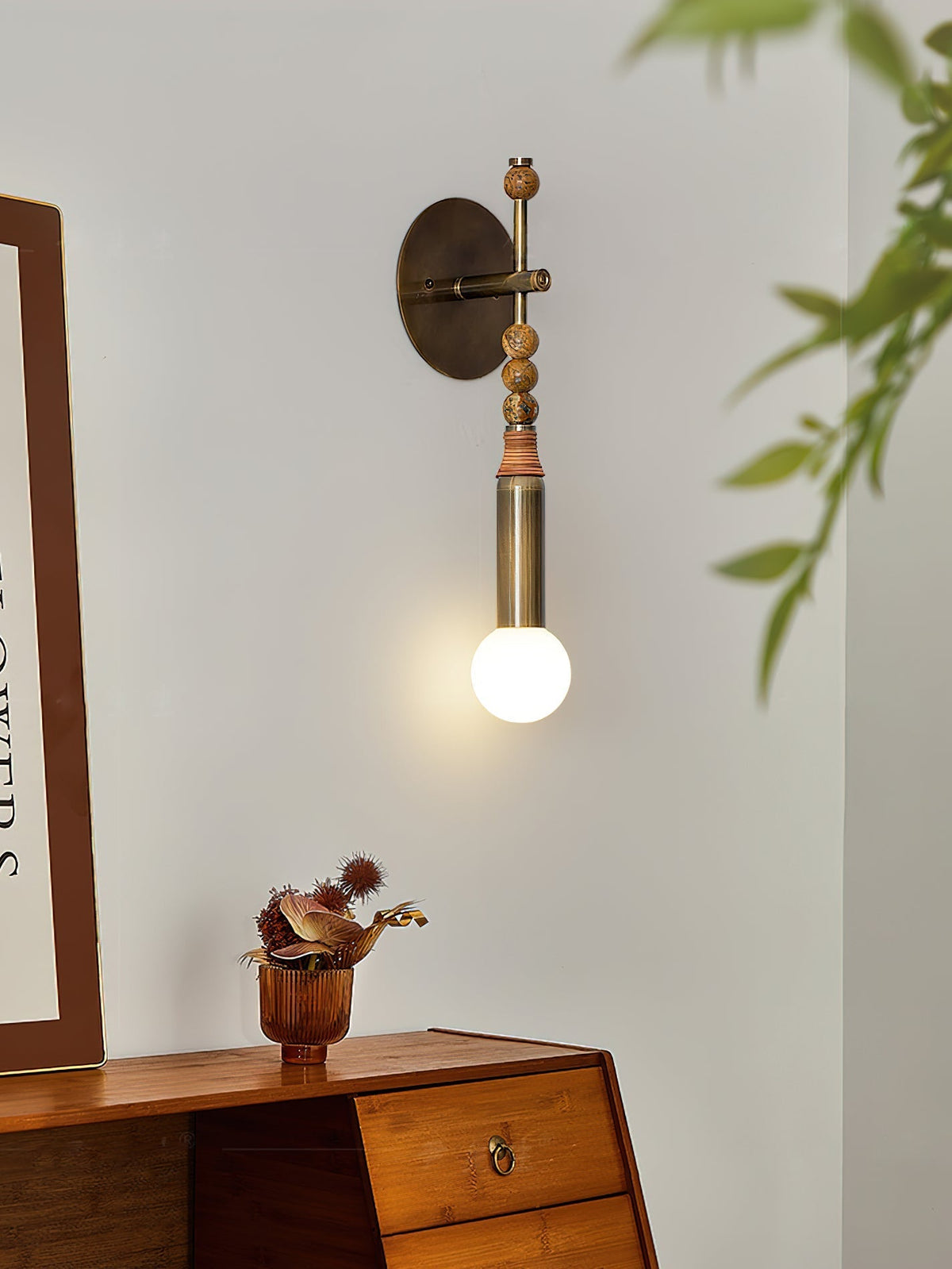 Evilor aplique de pared Premium elegancia con enchufe en mármol enchufable