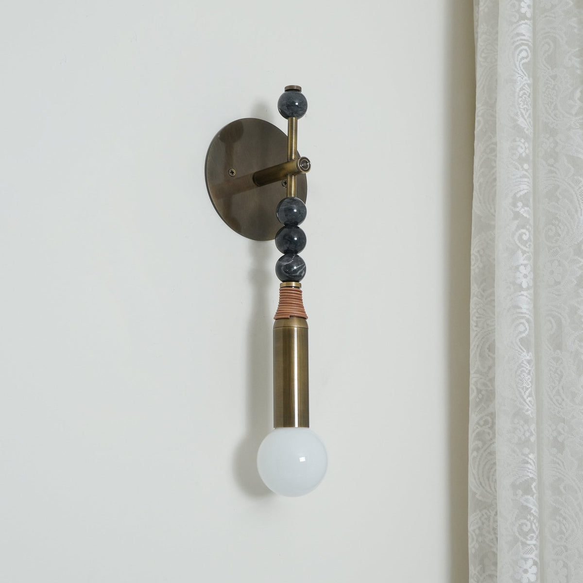 Roma  Vintage Wall Lamp Marble