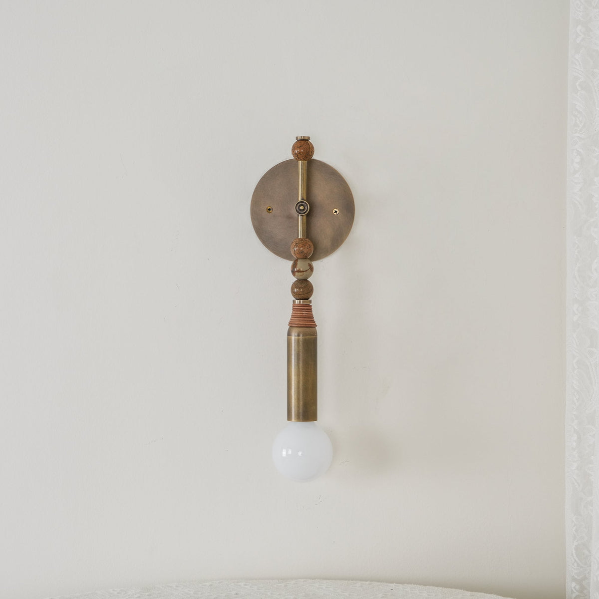 Roma  Vintage Wall Lamp Marble
