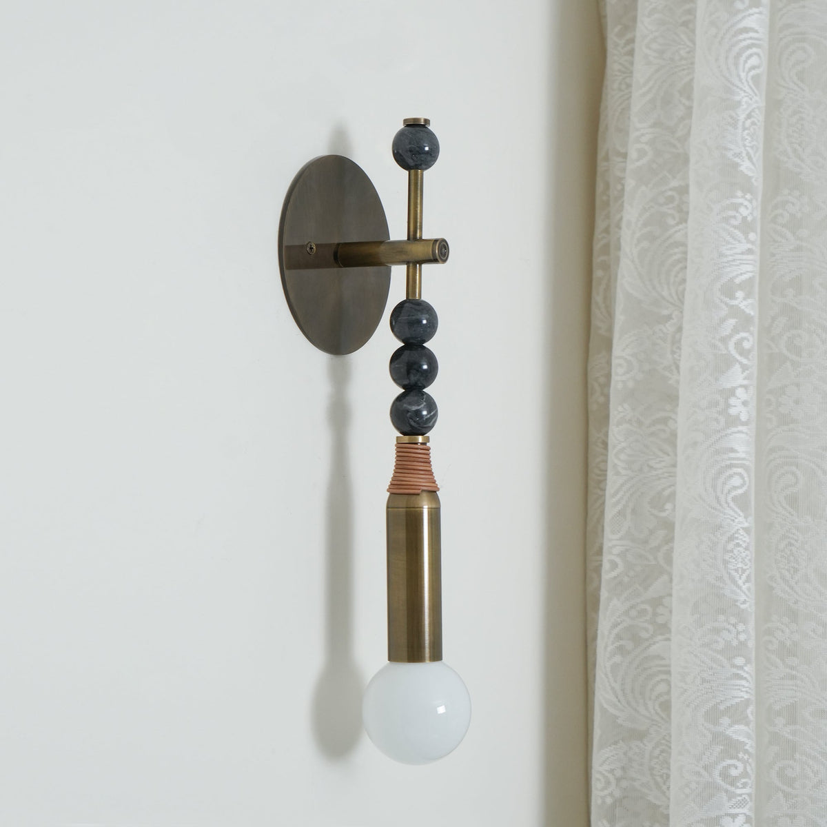 Roma  Vintage Wall Lamp Marble