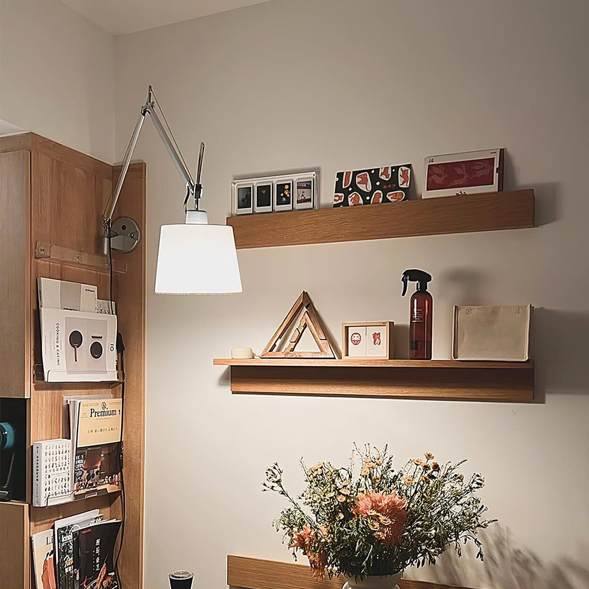 Elvinir aplique de pared Rocker diseño moderno en tejido