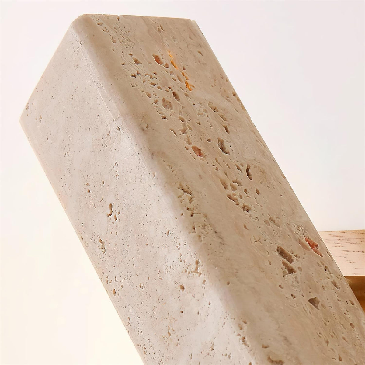 Novra aplique de pared de travertino con rotación