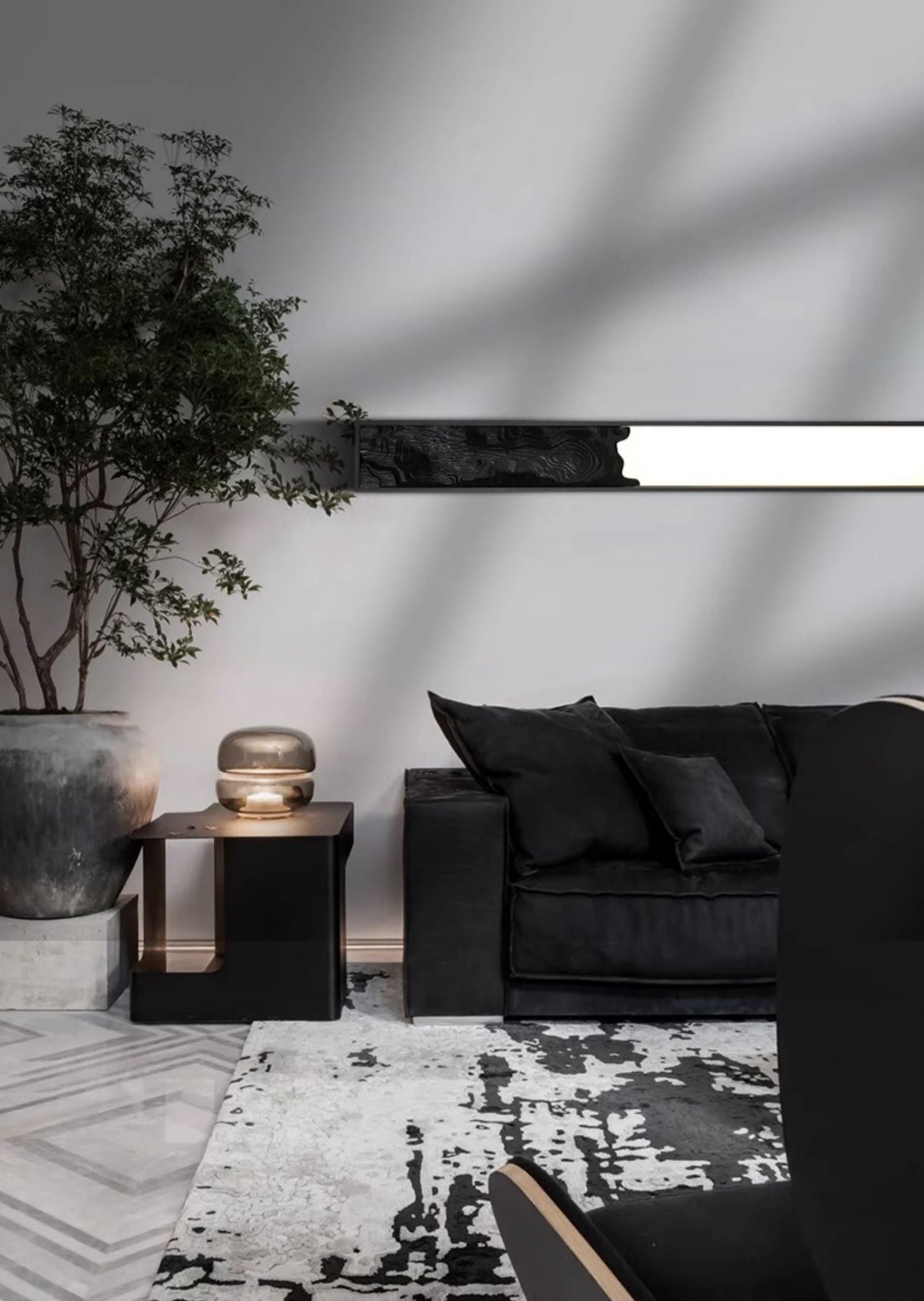 Elaalielle aplique de pared Veil Topographic Lumen