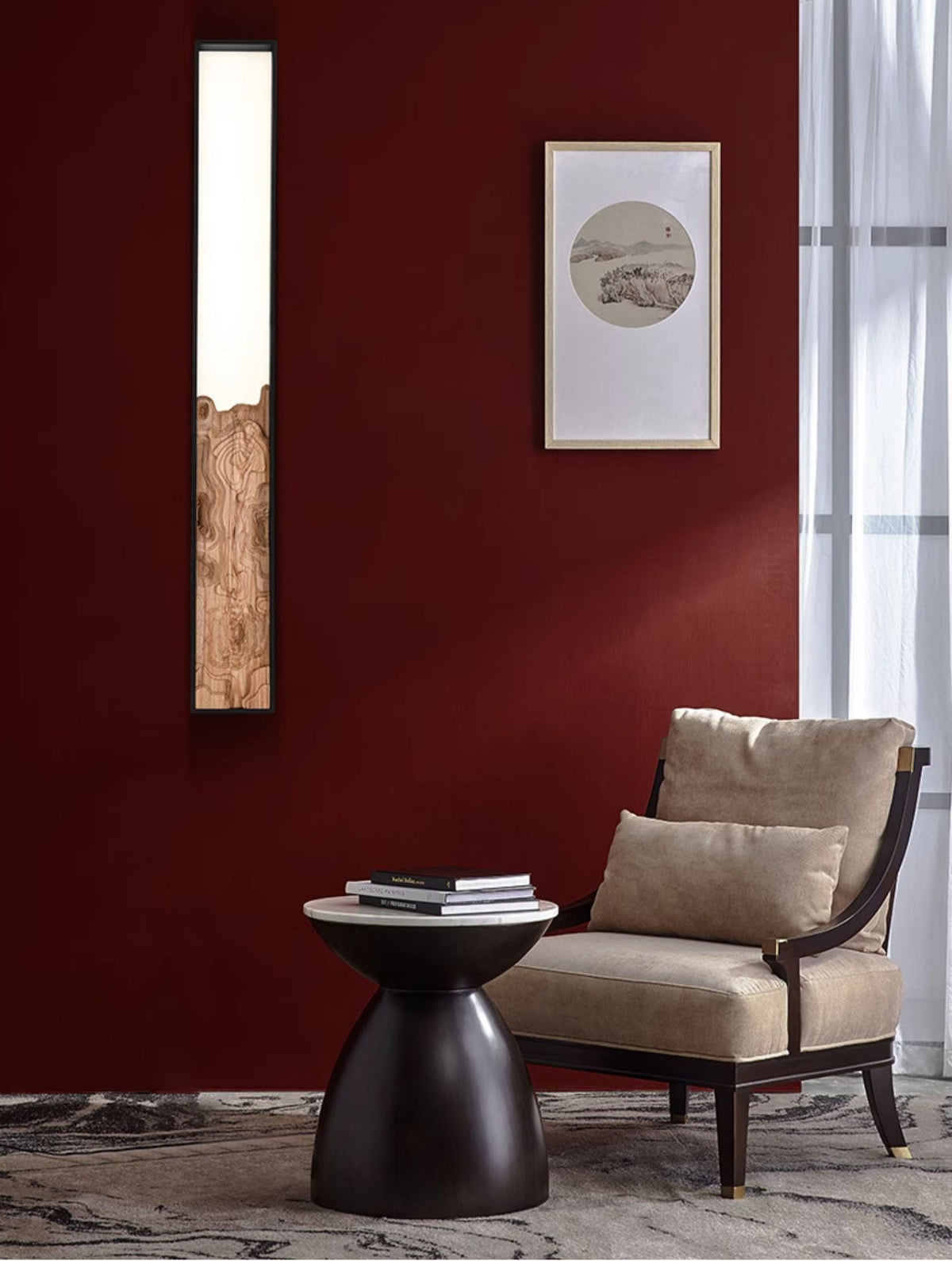 Elaalielle aplique de pared Veil Topographic Lumen