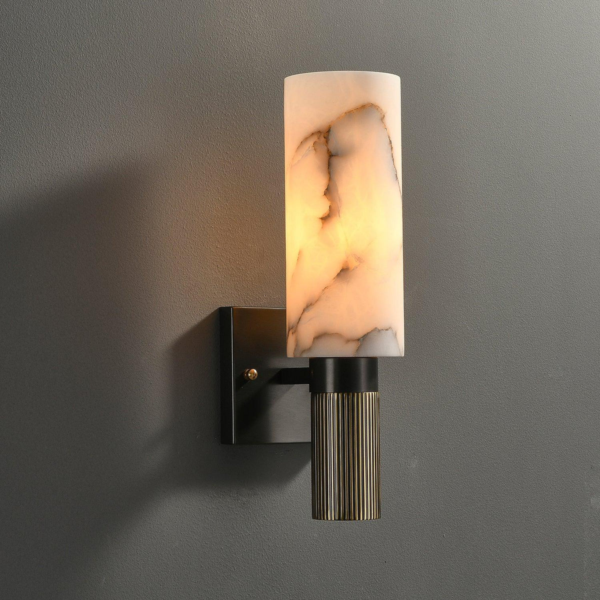 Aveninette aplique de pared alabastro