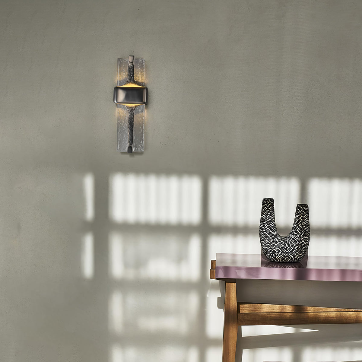 Ilmara aplique de pared de vidrio nórdico premium