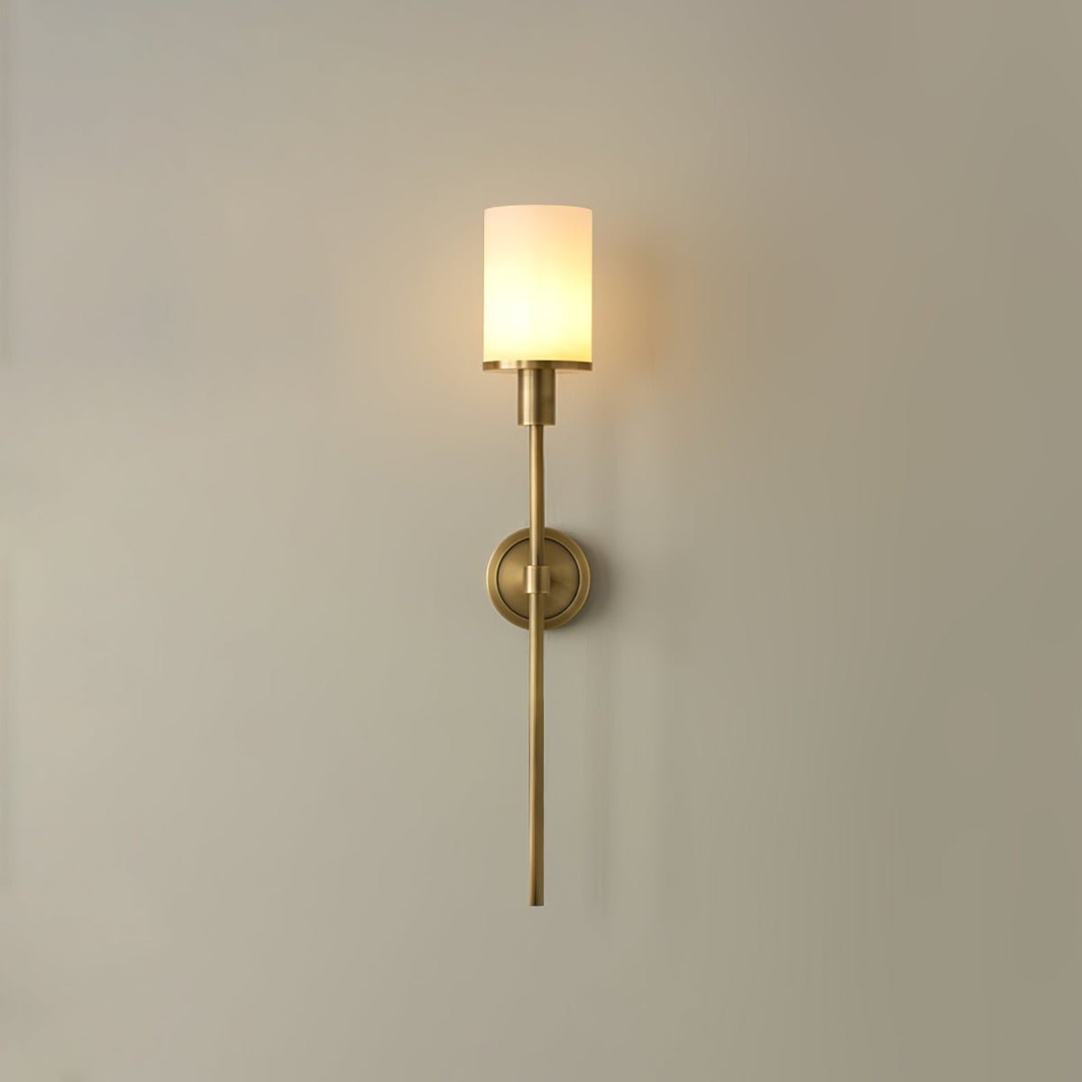 Mycara Aplique de pared Alabastro Nórdico Clásico