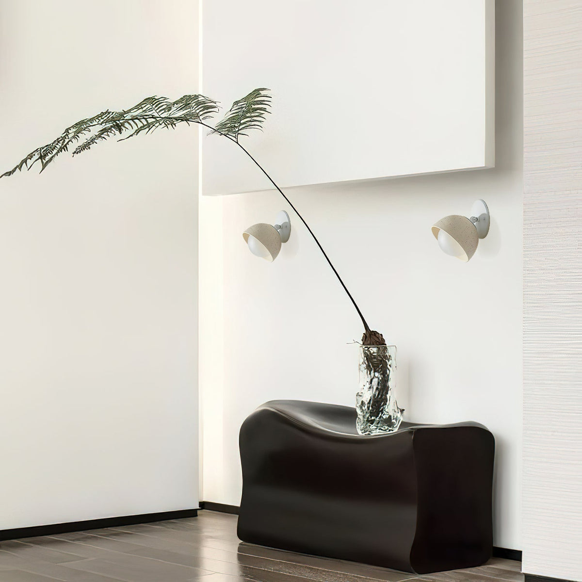 Lia aplique de pared en travertino