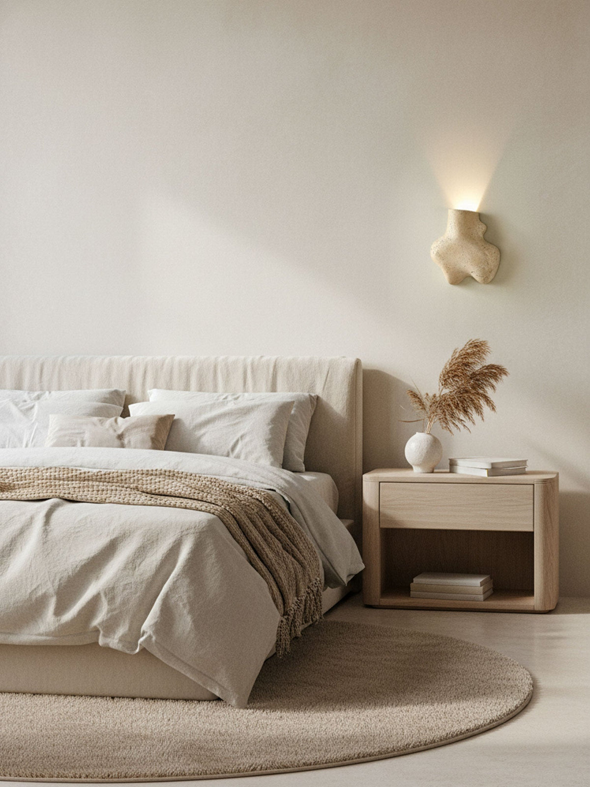 Whitlow aplique de pared abstracto en travertino
