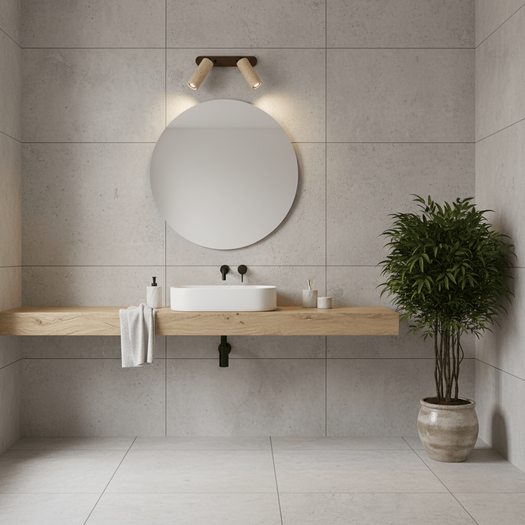 Sereise aplique de pared travertino