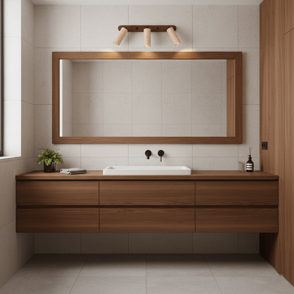 Sereise aplique de pared travertino