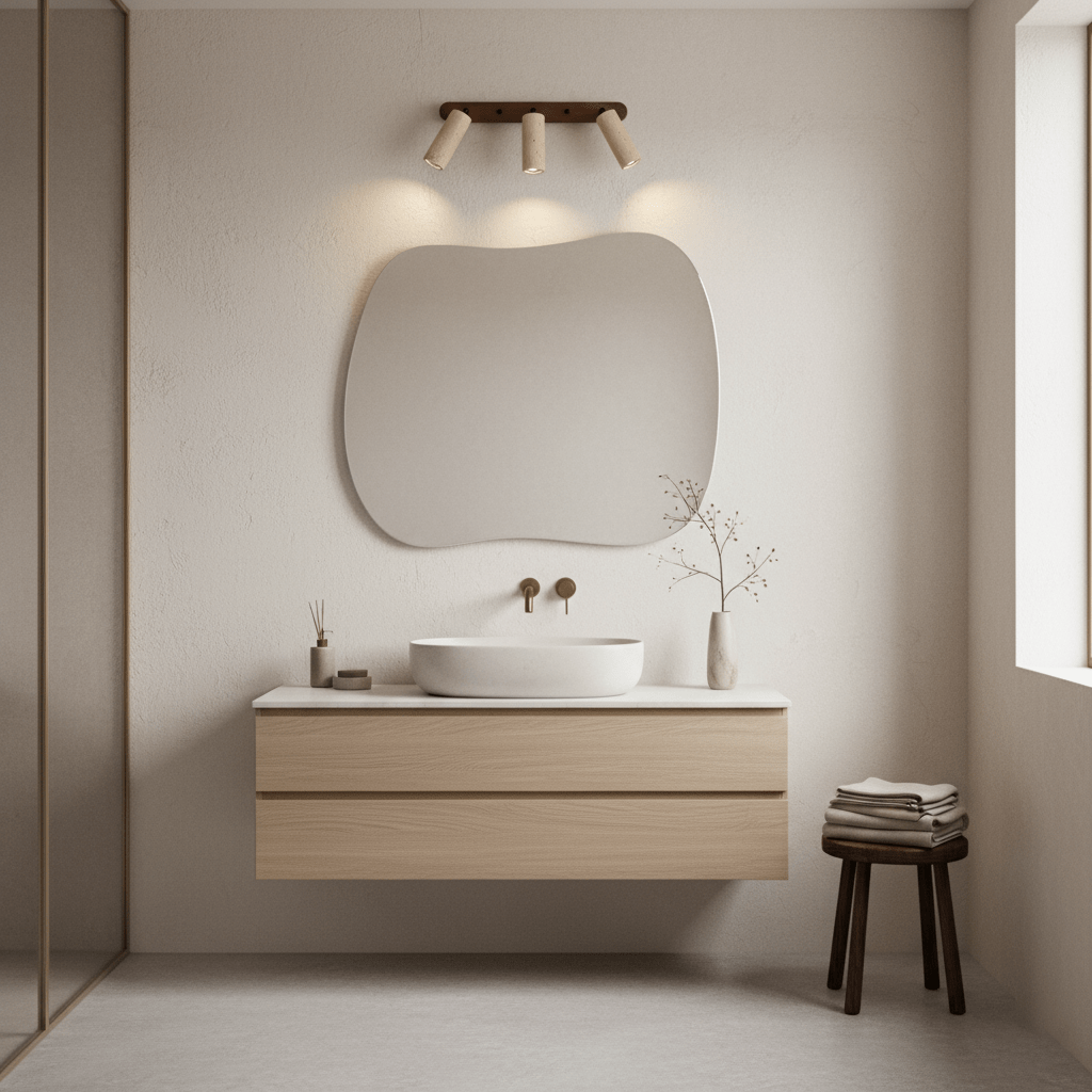Sereise aplique de pared travertino