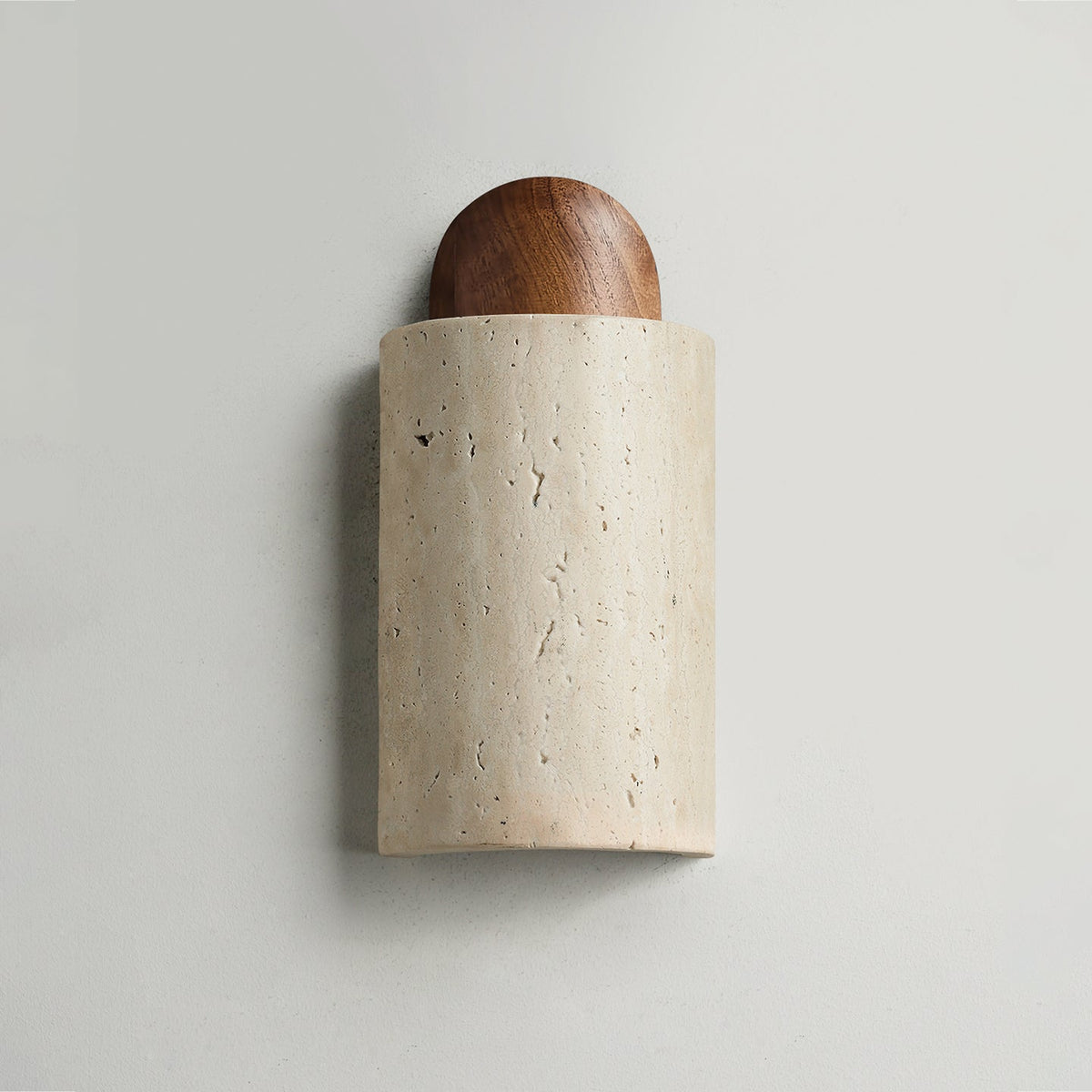 Zyphe aplique de pared en travertino amarillo natural