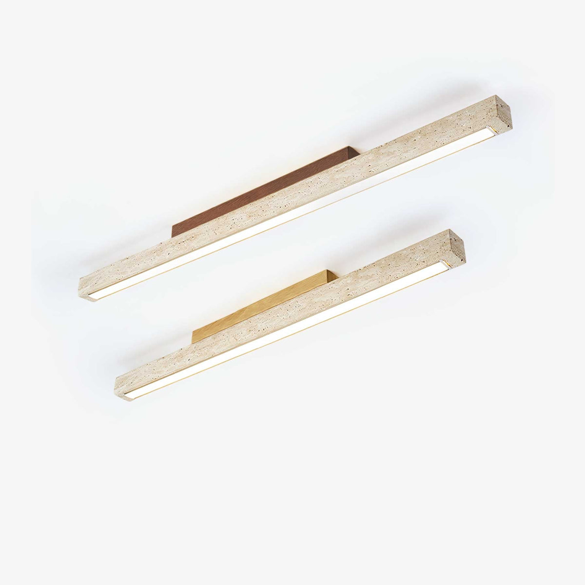 Orvenarae Luz Techo Lineal Minimalista Travertino