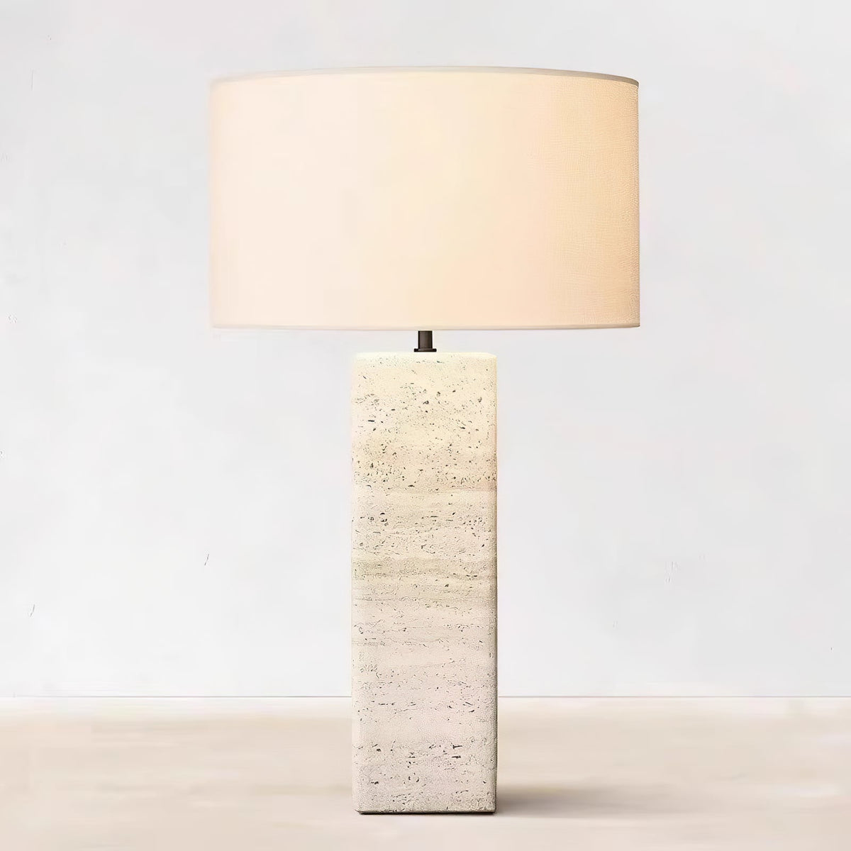 Tavarette lámpara de mesa travertino