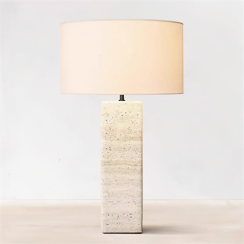 Tavarette lámpara de mesa travertino