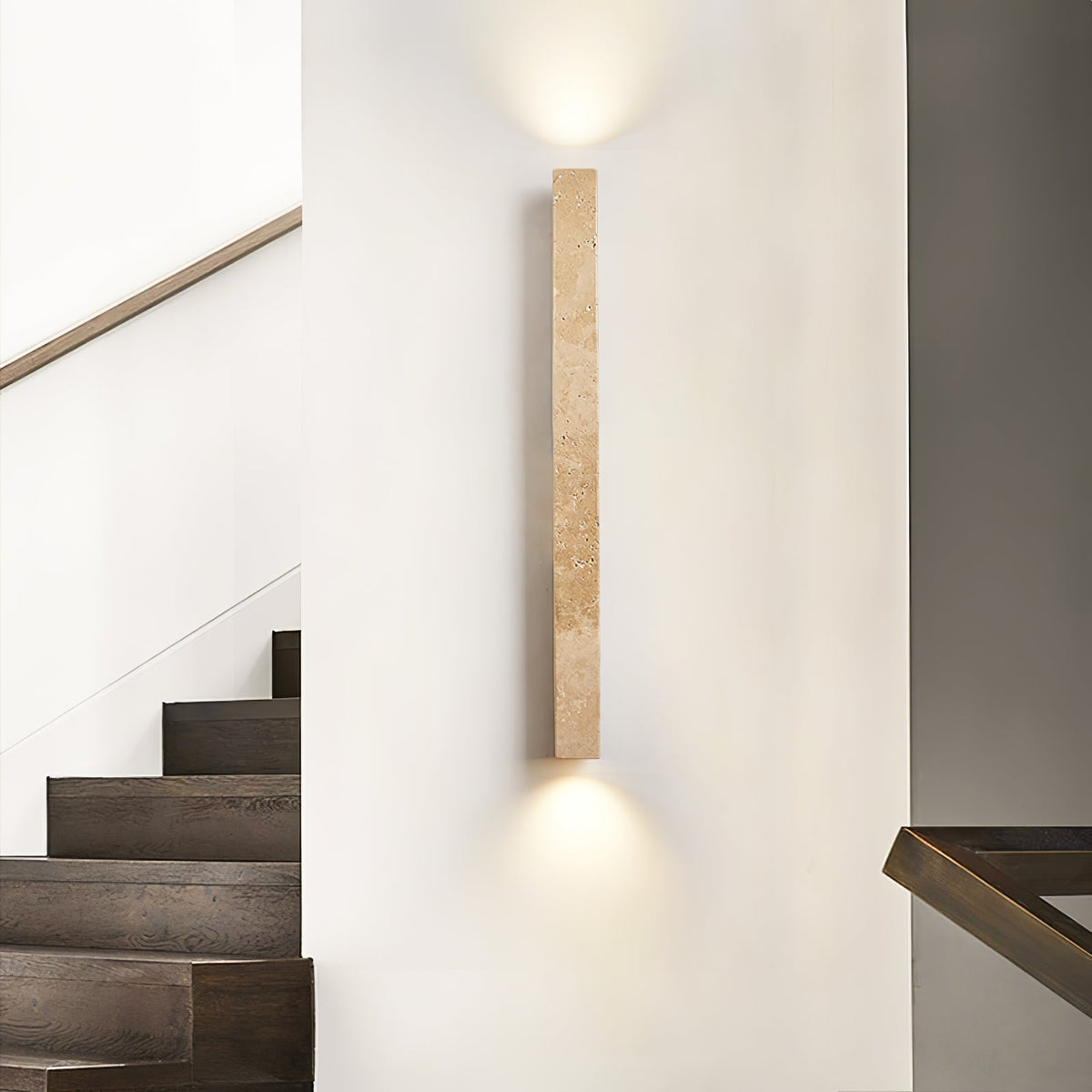 Noriira aplique de pared minimalista en travertino
