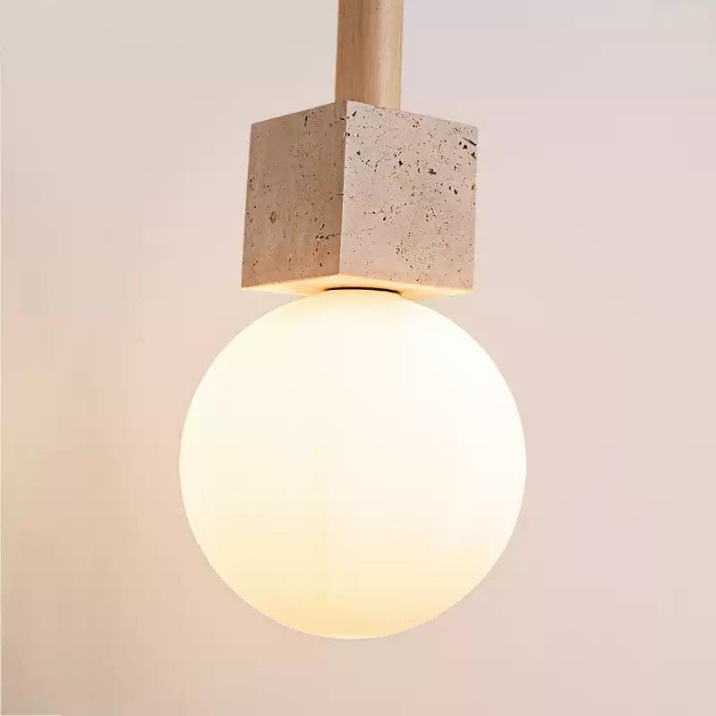 Noranora Terra Cube lámpara colgante de globo