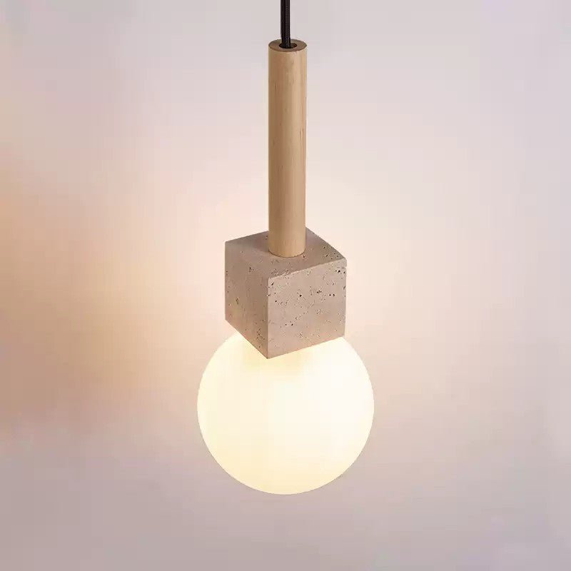 Noranora Terra Cube lámpara colgante de globo