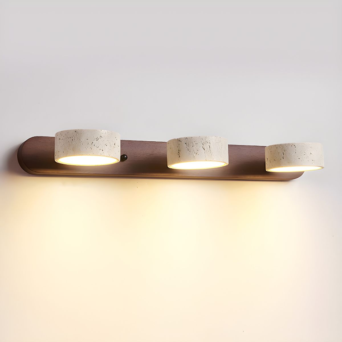 Voloreth aplique de pared minimalista en travertino