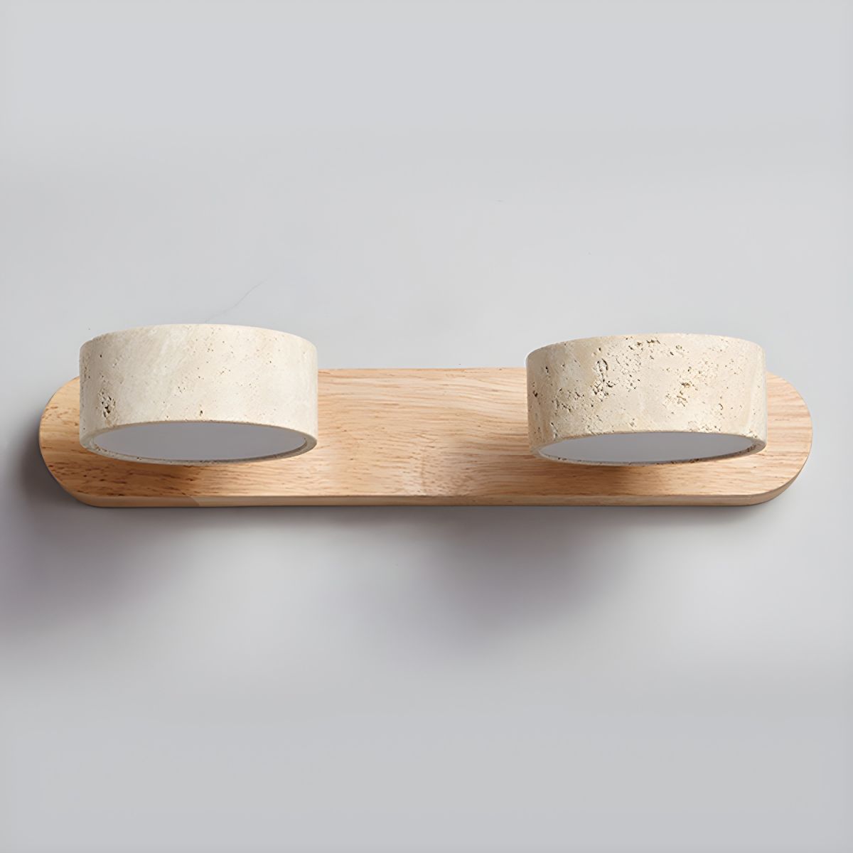 Voloreth aplique de pared minimalista en travertino