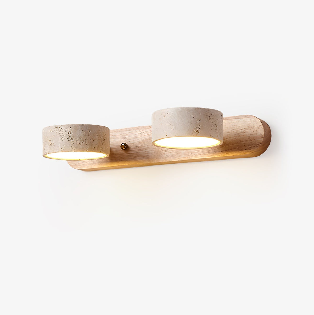 Voloreth aplique de pared minimalista en travertino