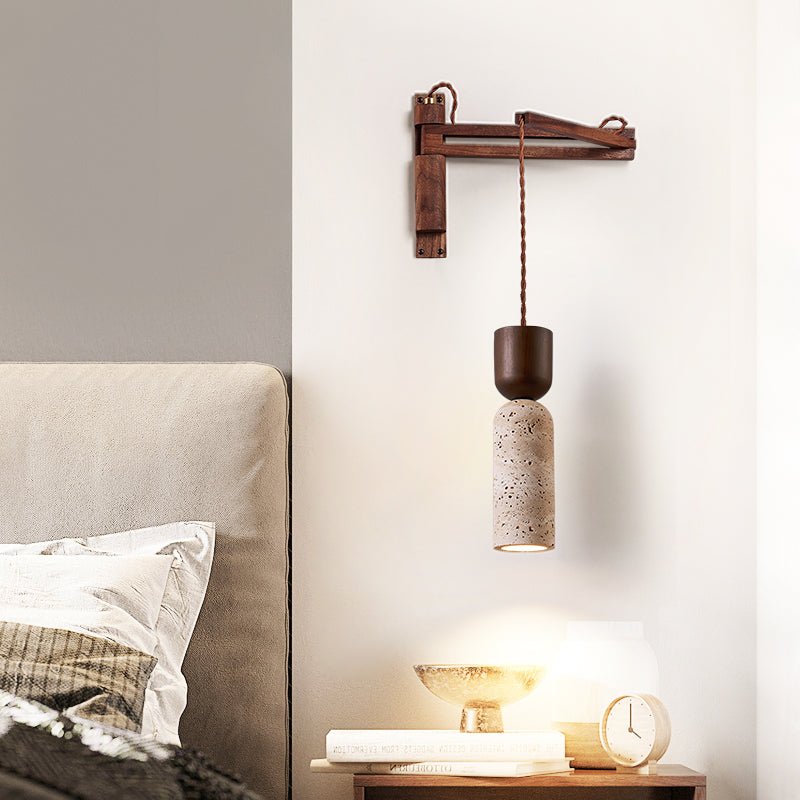 Lestemore aplique de pared travertino