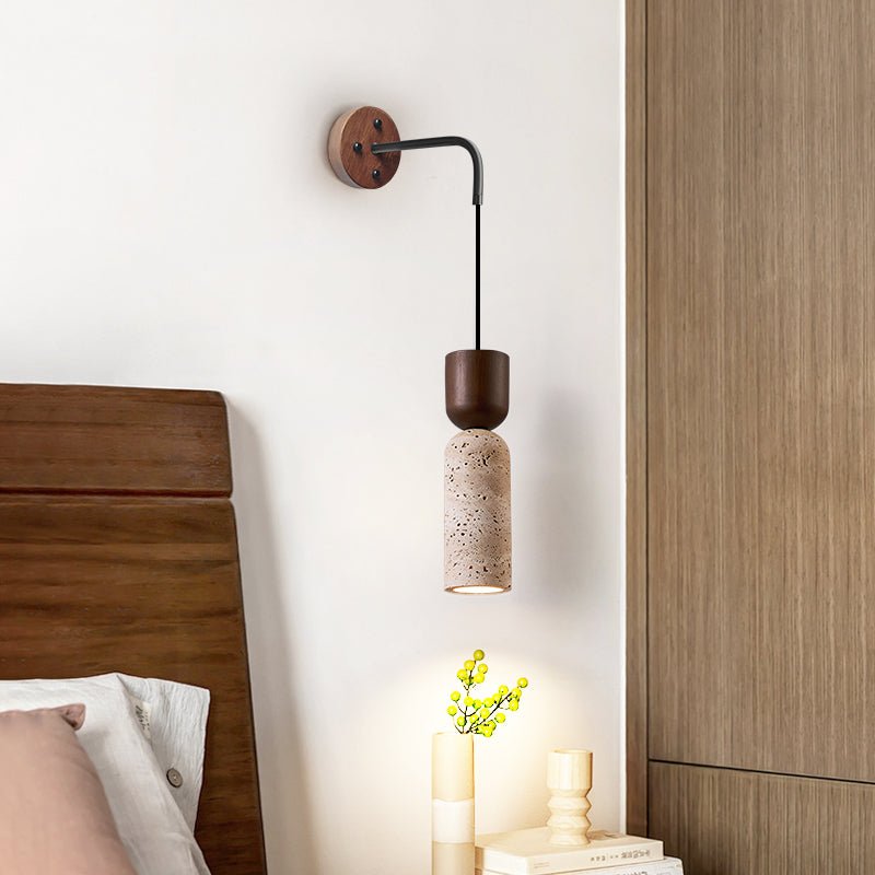 Lestemore aplique de pared travertino