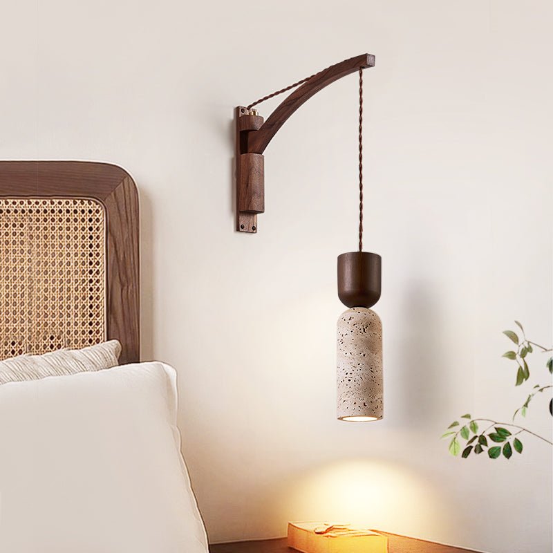 Lestemore aplique de pared travertino