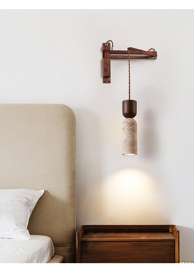 Lestemore aplique de pared travertino