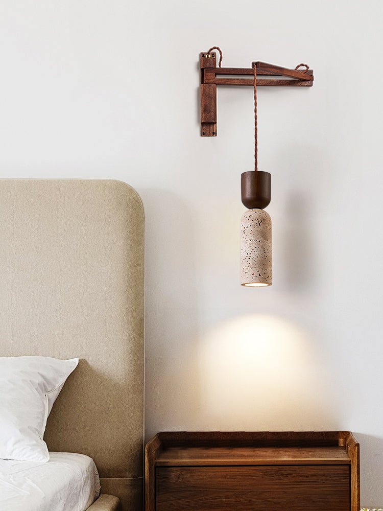 Lestemore aplique de pared travertino