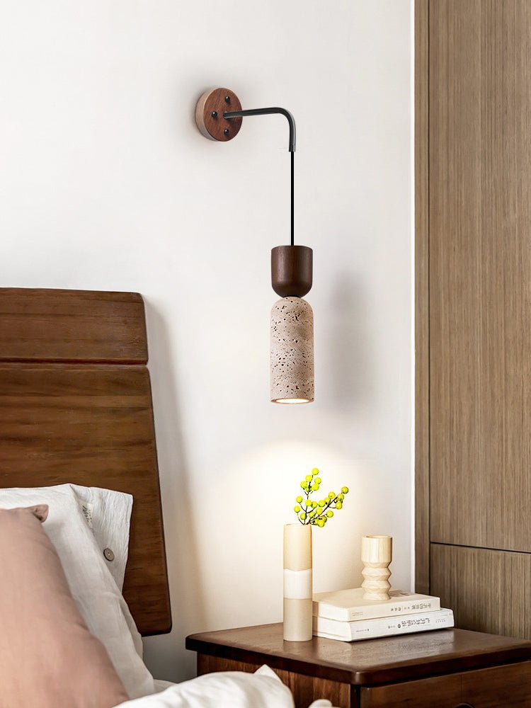Lestemore aplique de pared travertino