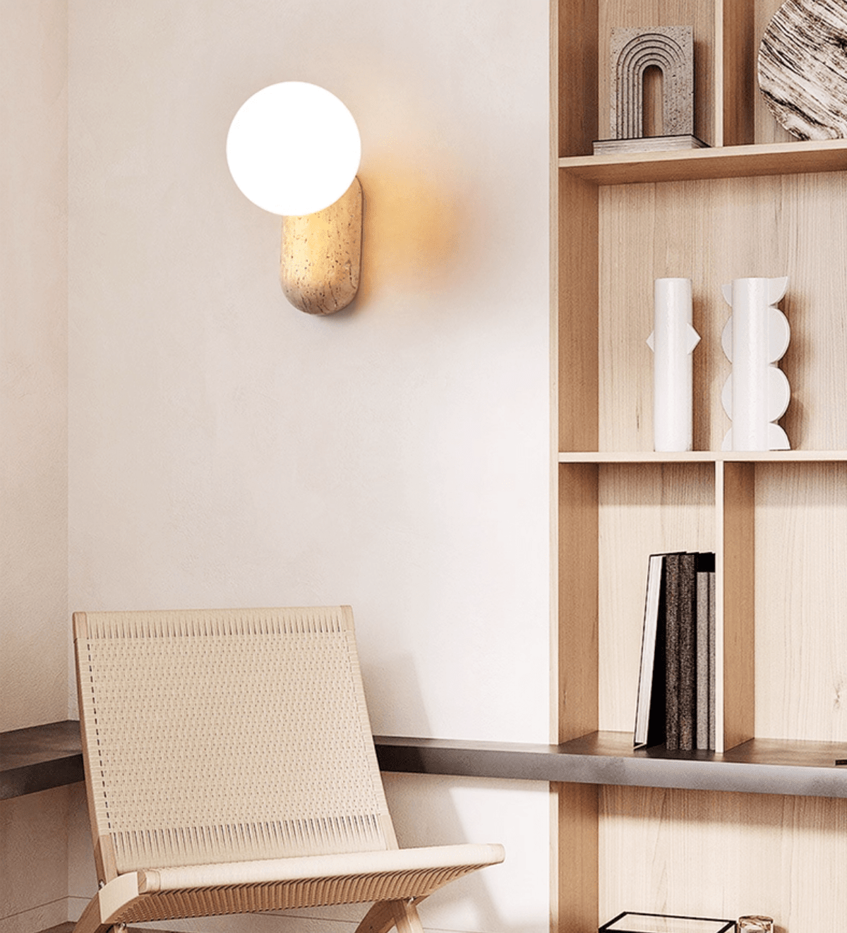 Aeralis aplique de pared Pebble