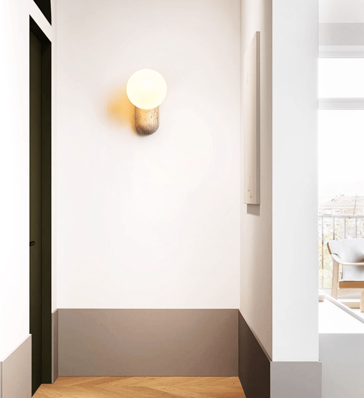 Aeralis aplique de pared Pebble