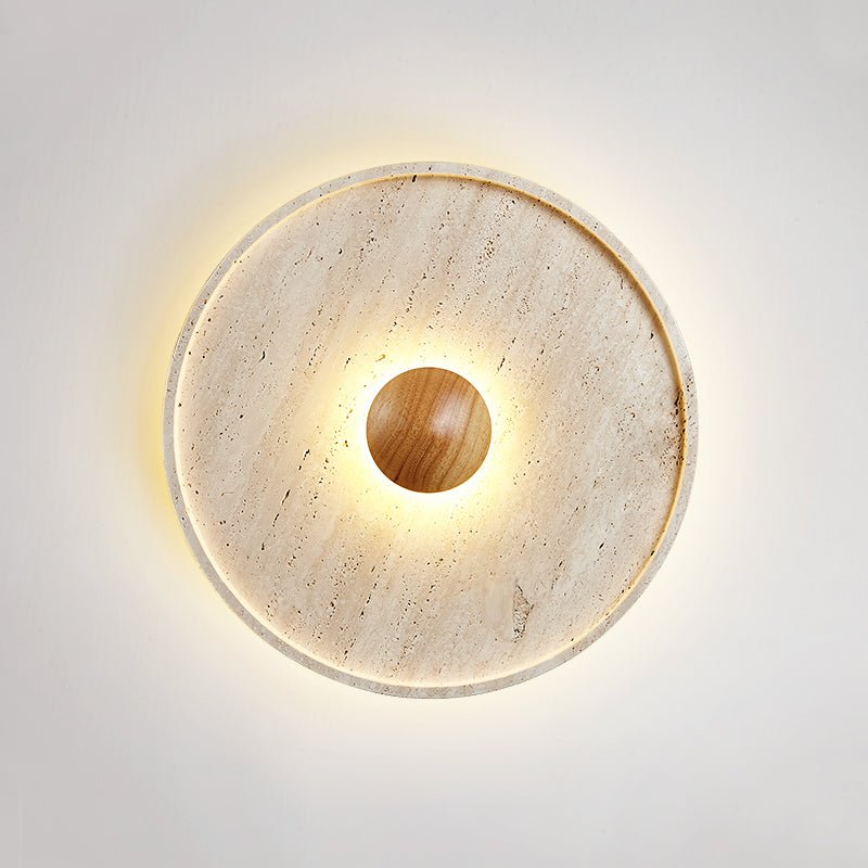 Gino lámpara de techo aplique de pared travertino amarillo Halo