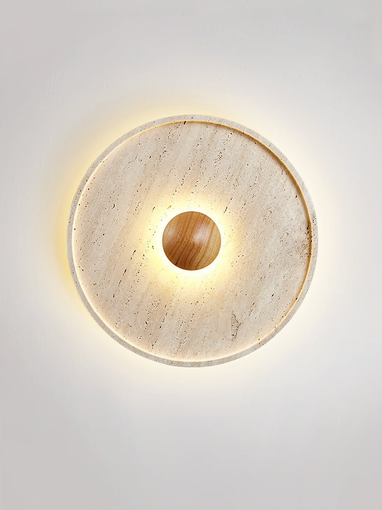 Gino lámpara de techo aplique de pared travertino amarillo Halo