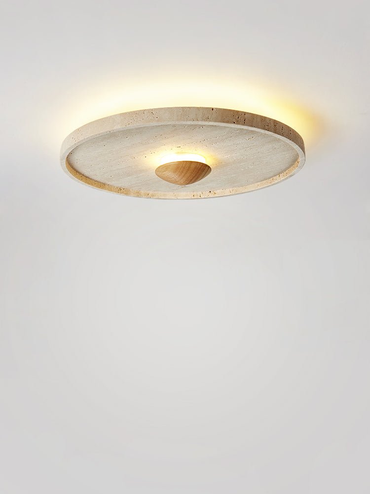 Gino lámpara de techo aplique de pared travertino amarillo Halo