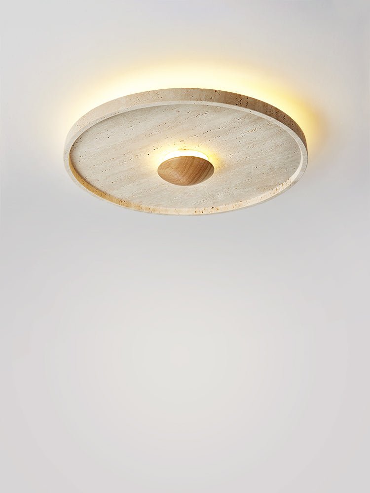 Gino lámpara de techo aplique de pared travertino amarillo Halo