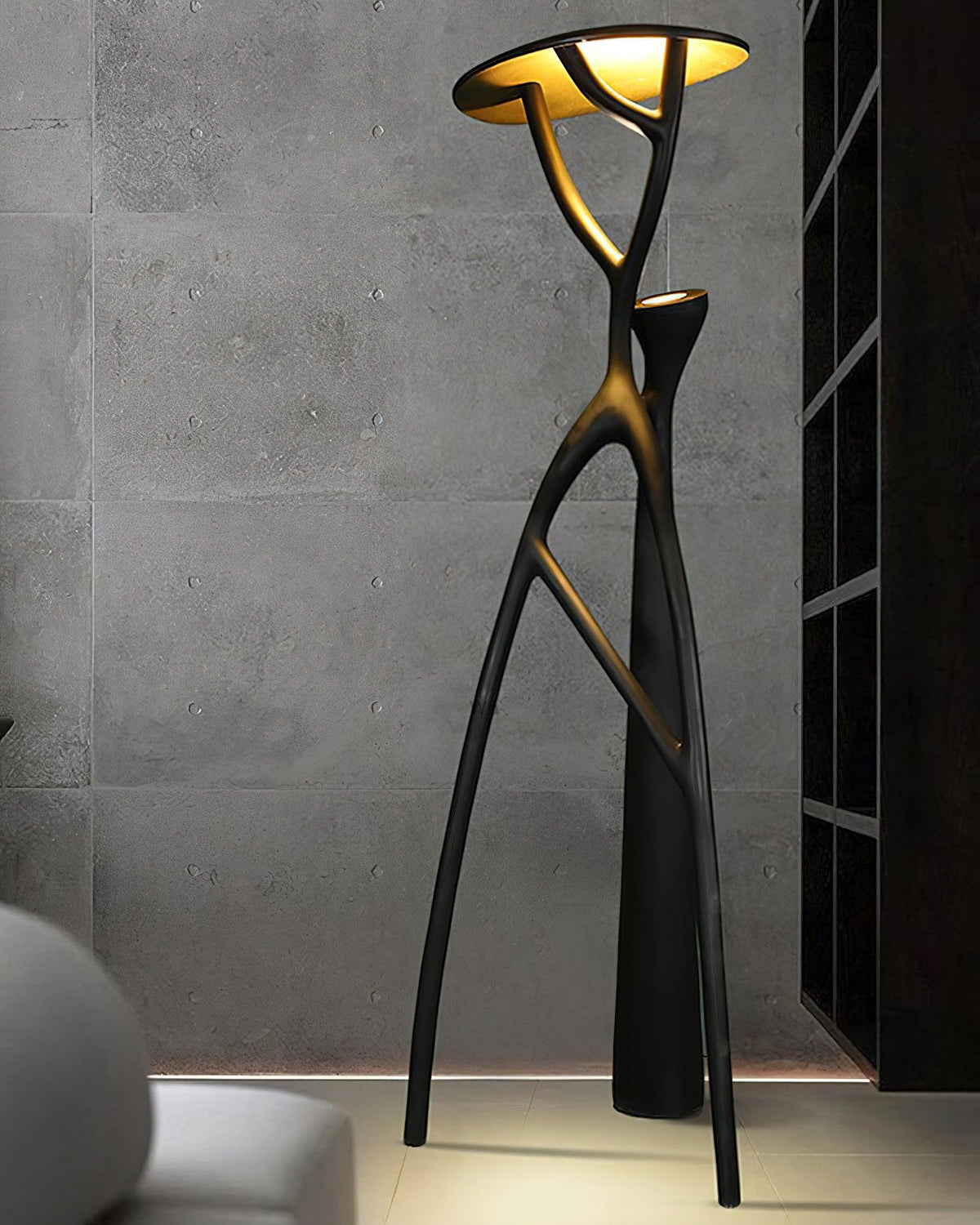 Seluia lámpara de pie escultura abstracta gótica