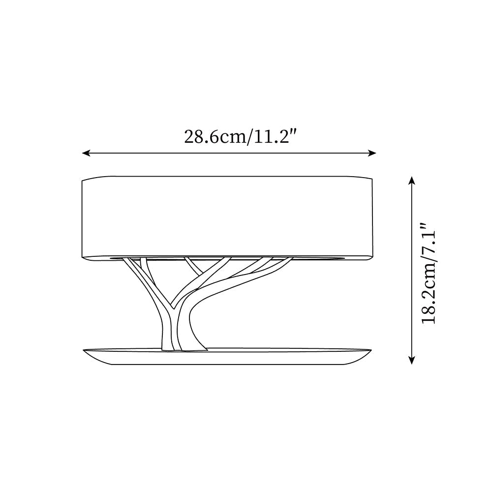 Arbor lámpara de mesa