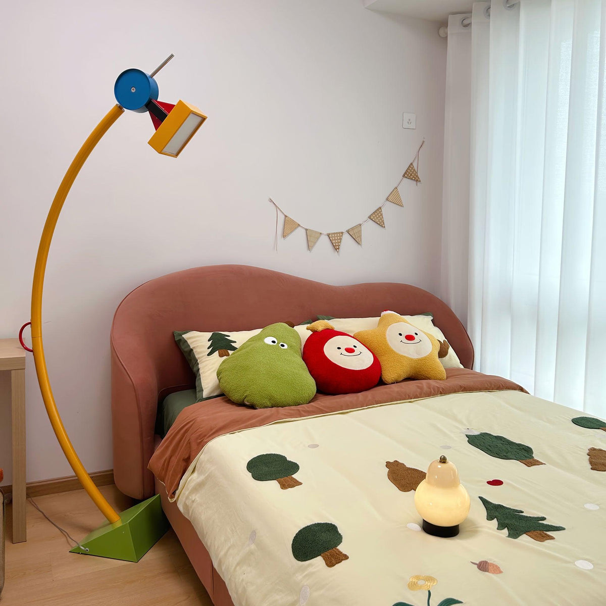 Ecori lámpara de pie artística de acrílico