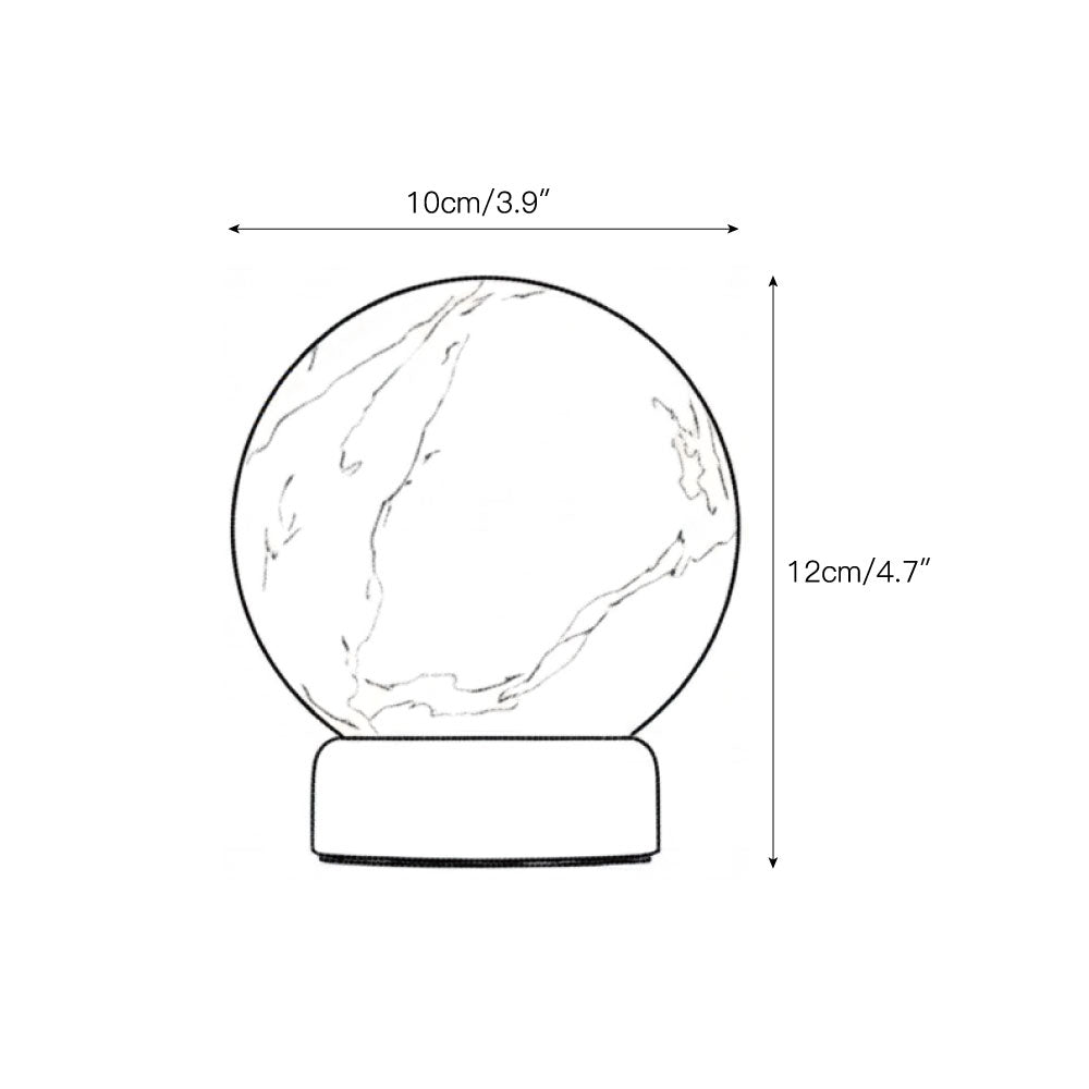 Trevi lámpara de mesa Orb portátil (recargable)