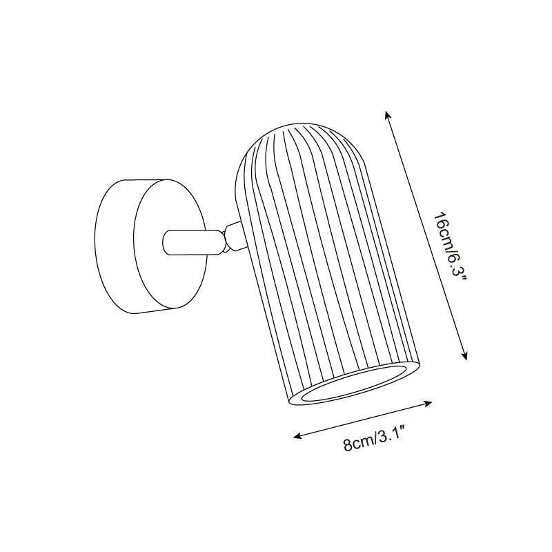 Pleat-Brite aplique de pared
