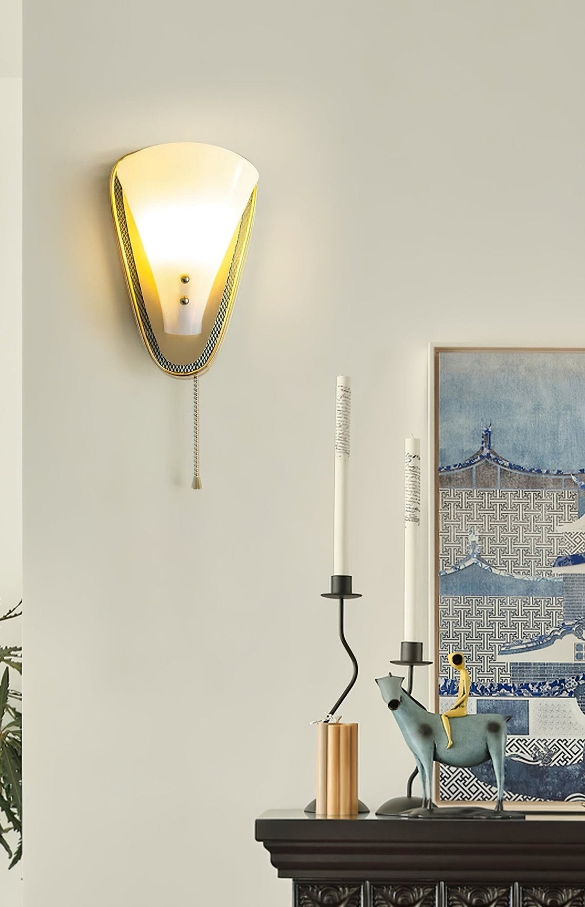 Auremont aplique de pared triangular