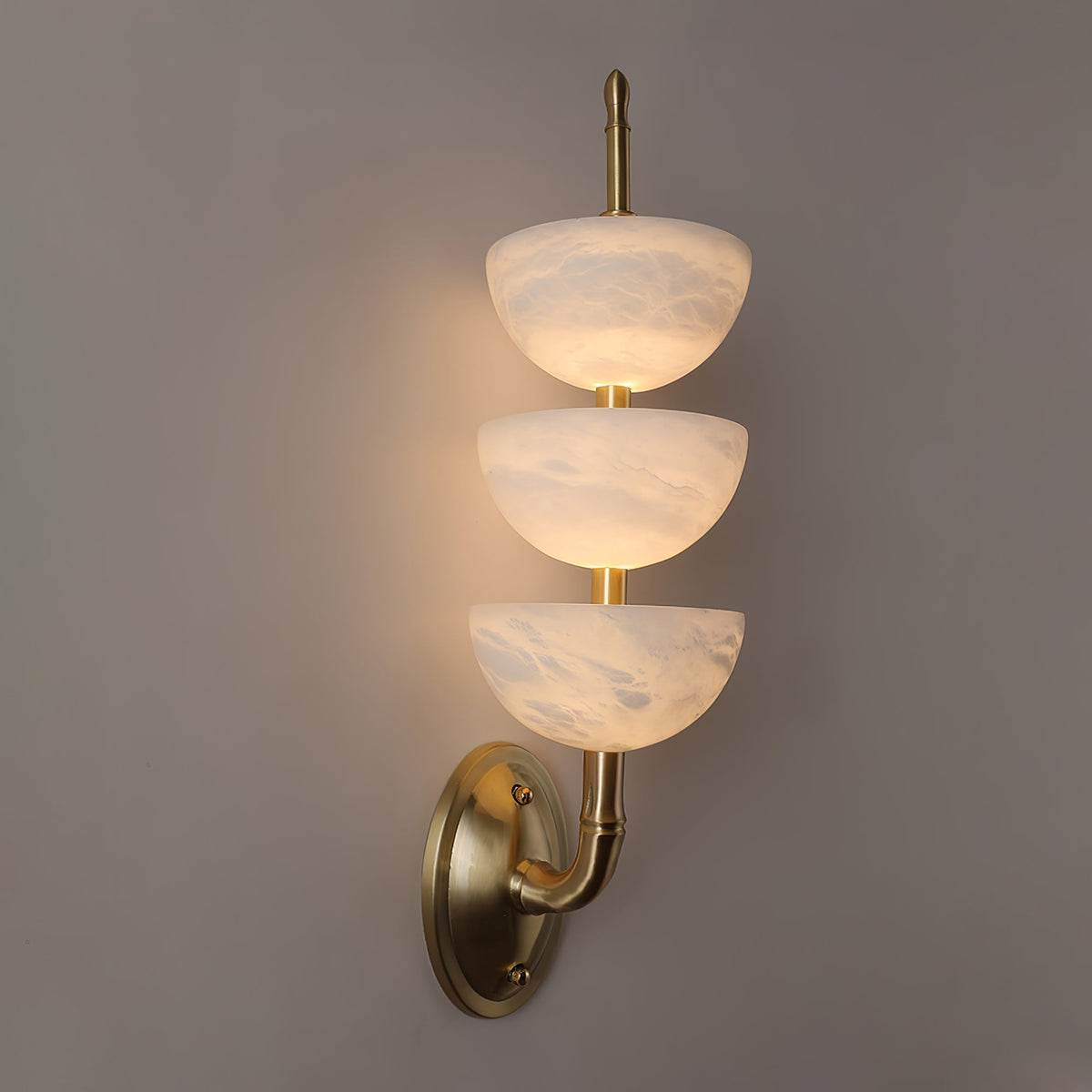 Ulmiraris aplique de pared alabastro