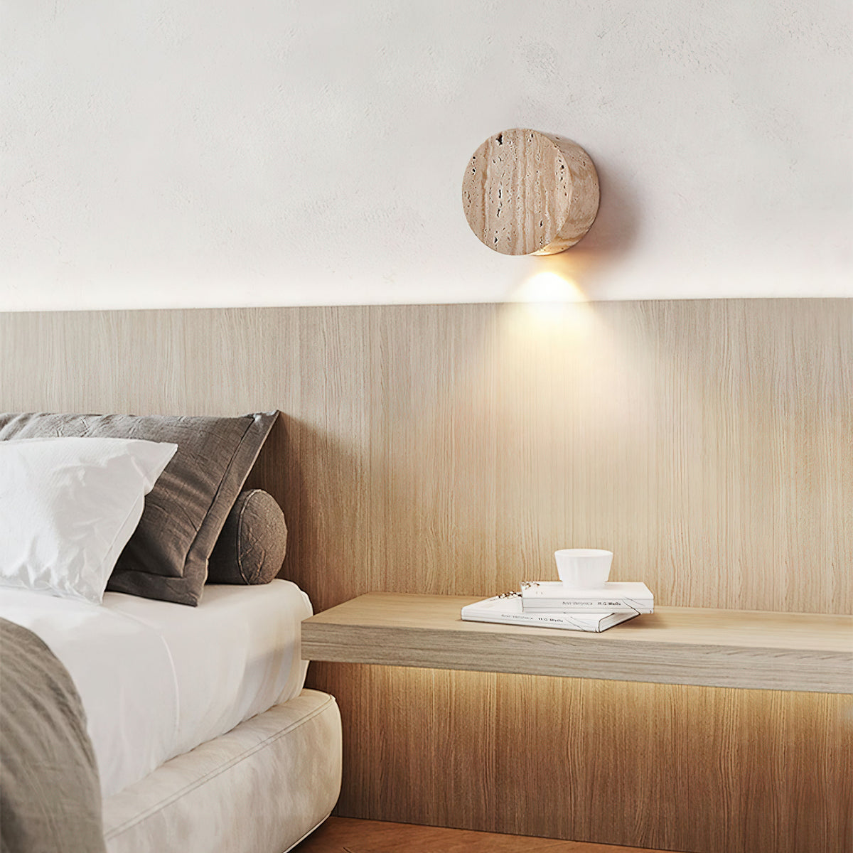 Tavoraya aplique de pared travertino