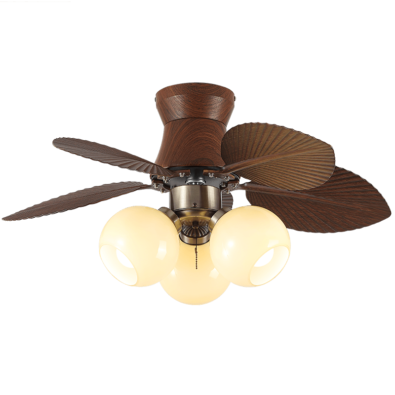 Walden ventilador de techo con luz de madera