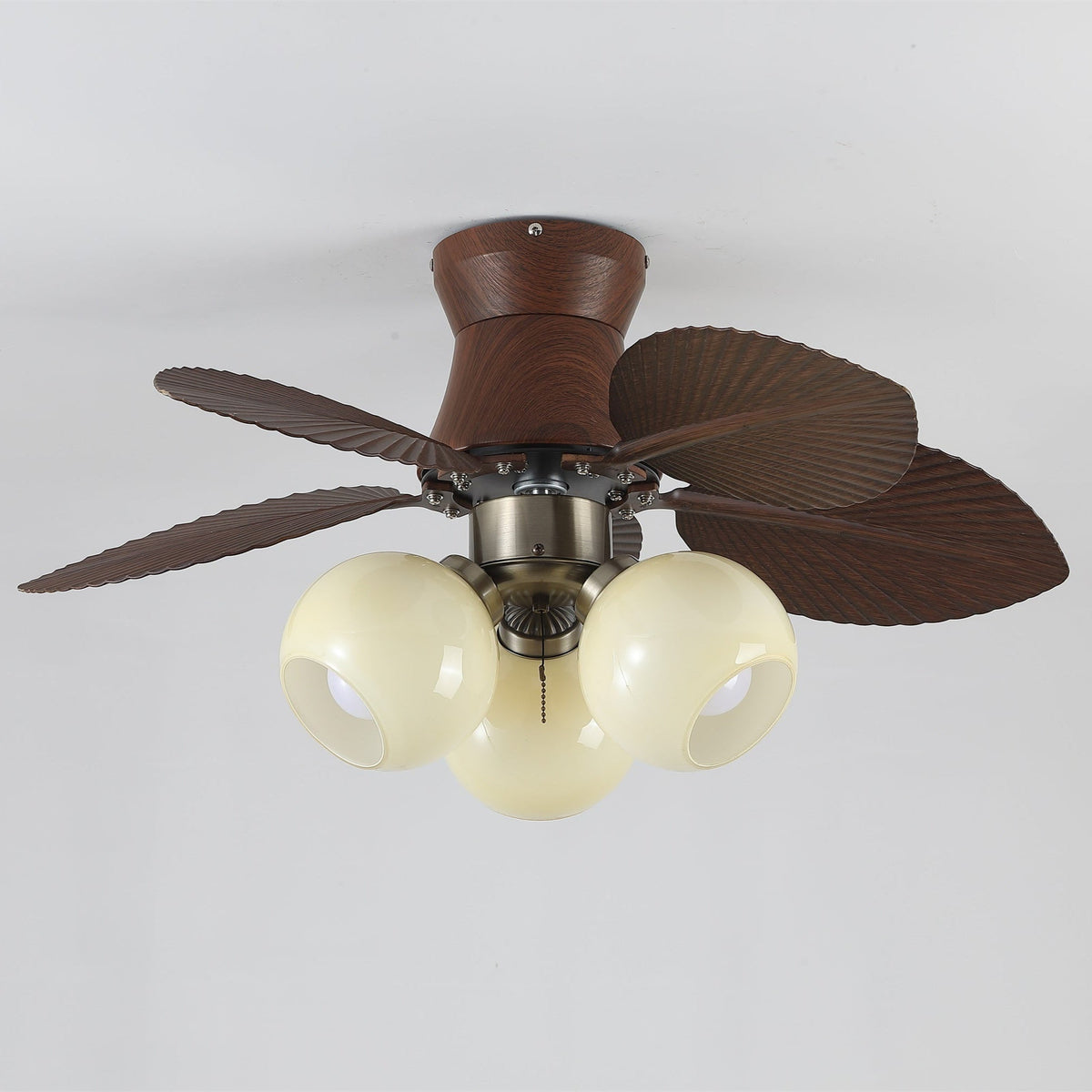 Walden ventilador de techo con luz de madera