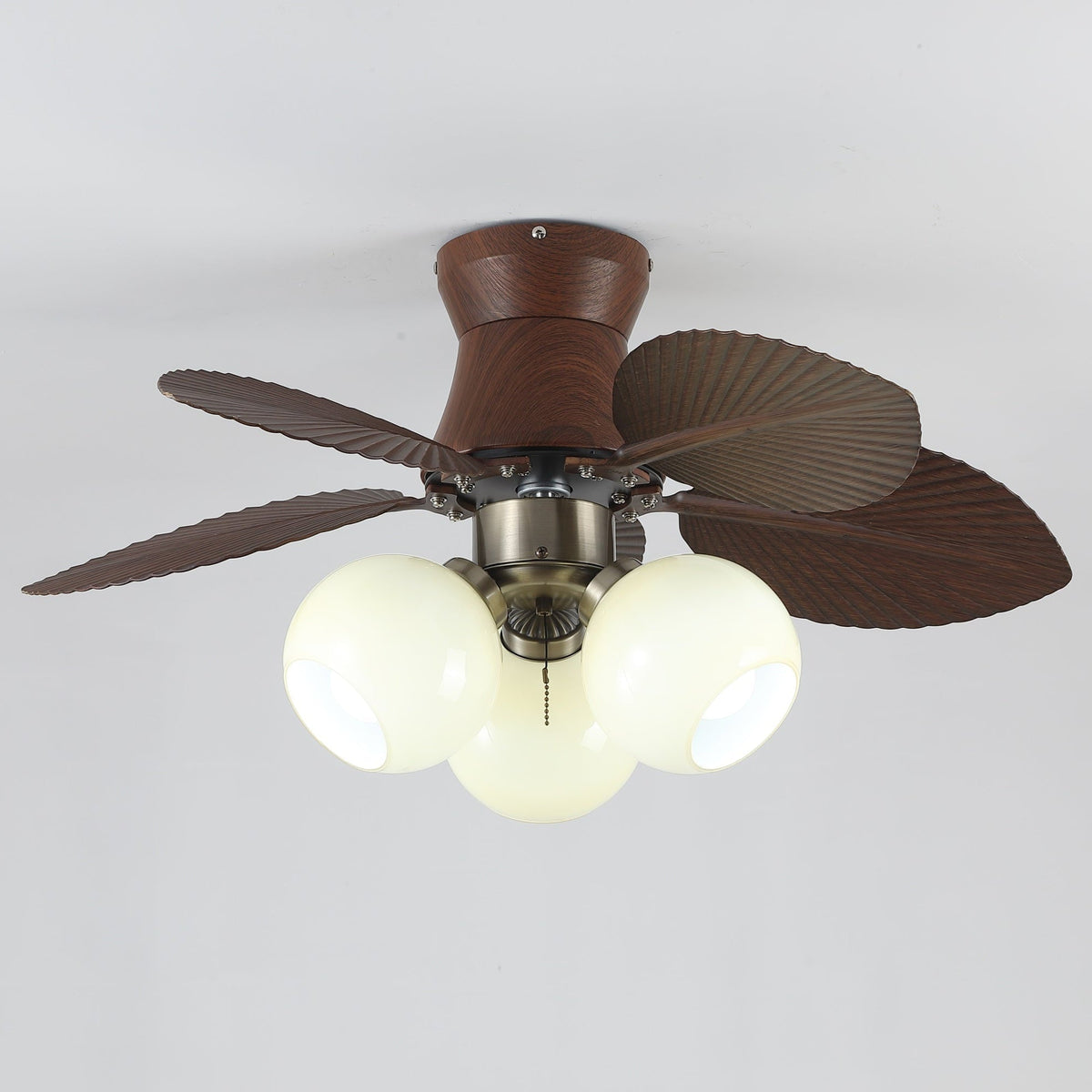Walden ventilador de techo con luz de madera