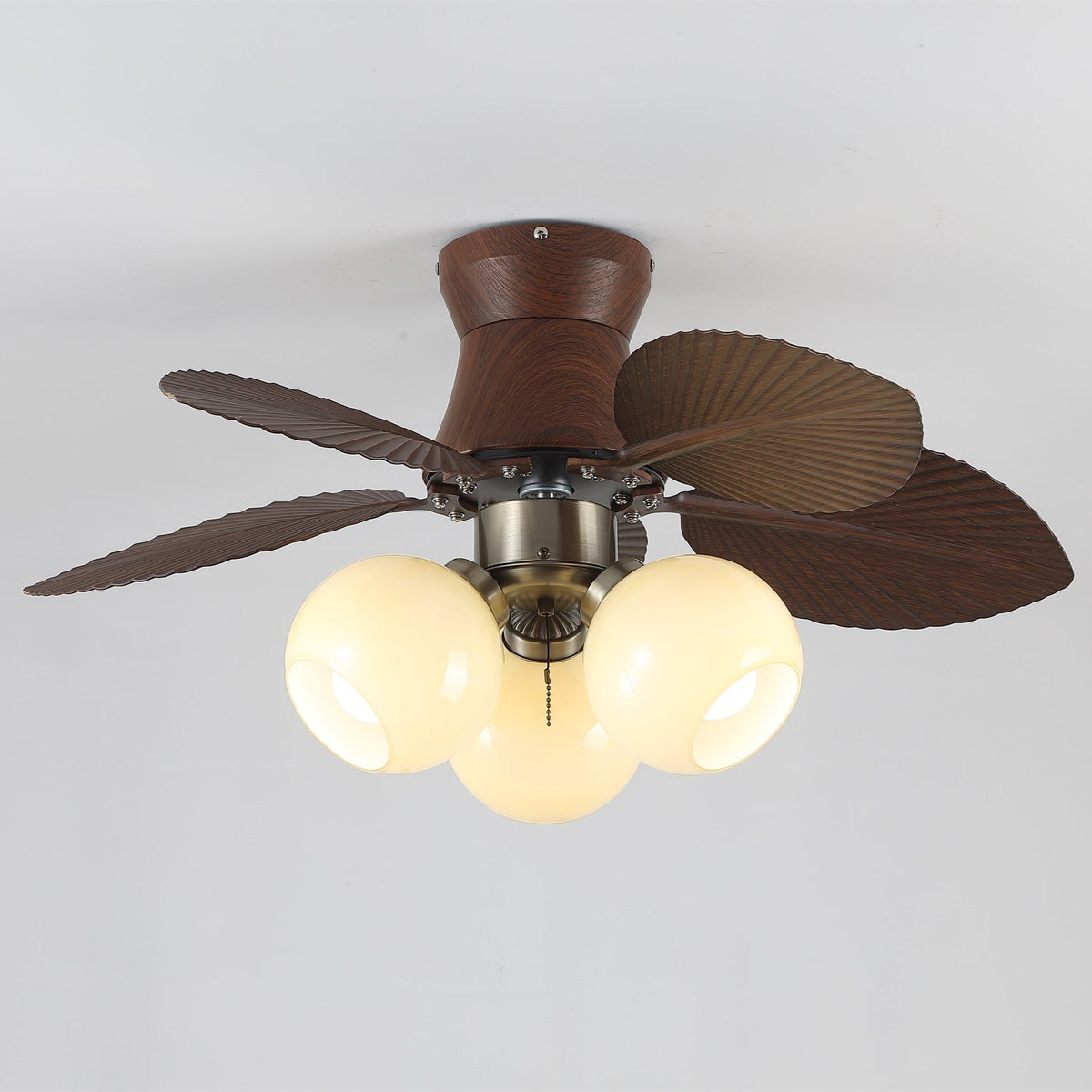 Walden ventilador de techo con luz de madera